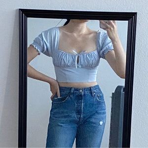 The cutest Aritzia blouse